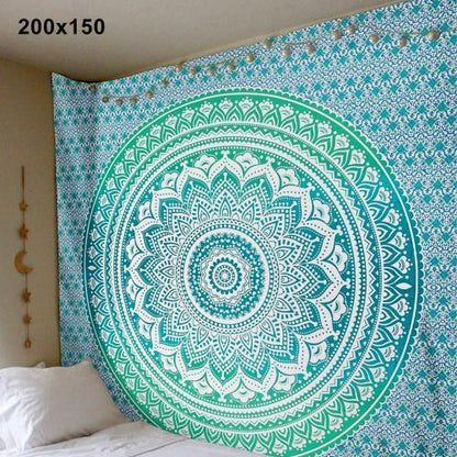 Bohemian Mandala Wall Tapestry And Yoga Mat Decor